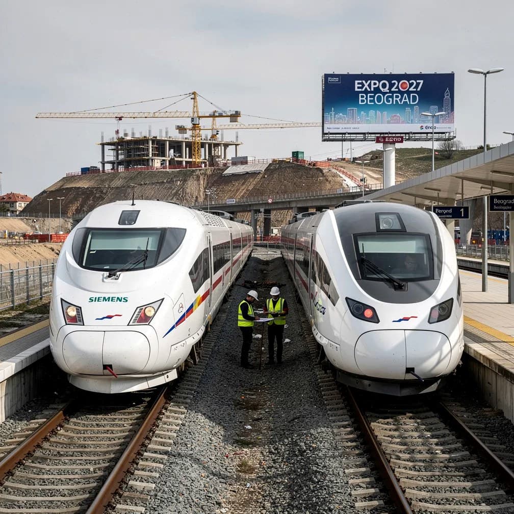 Srbija gradi železničku budućnost na dva koloseka: Simens lokomotive stižu 2027, kineski vozovi već na pruzi